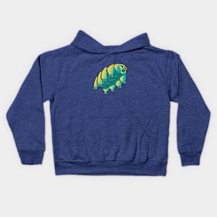 Tardigrade with Halftone Shading Kids Hoodie